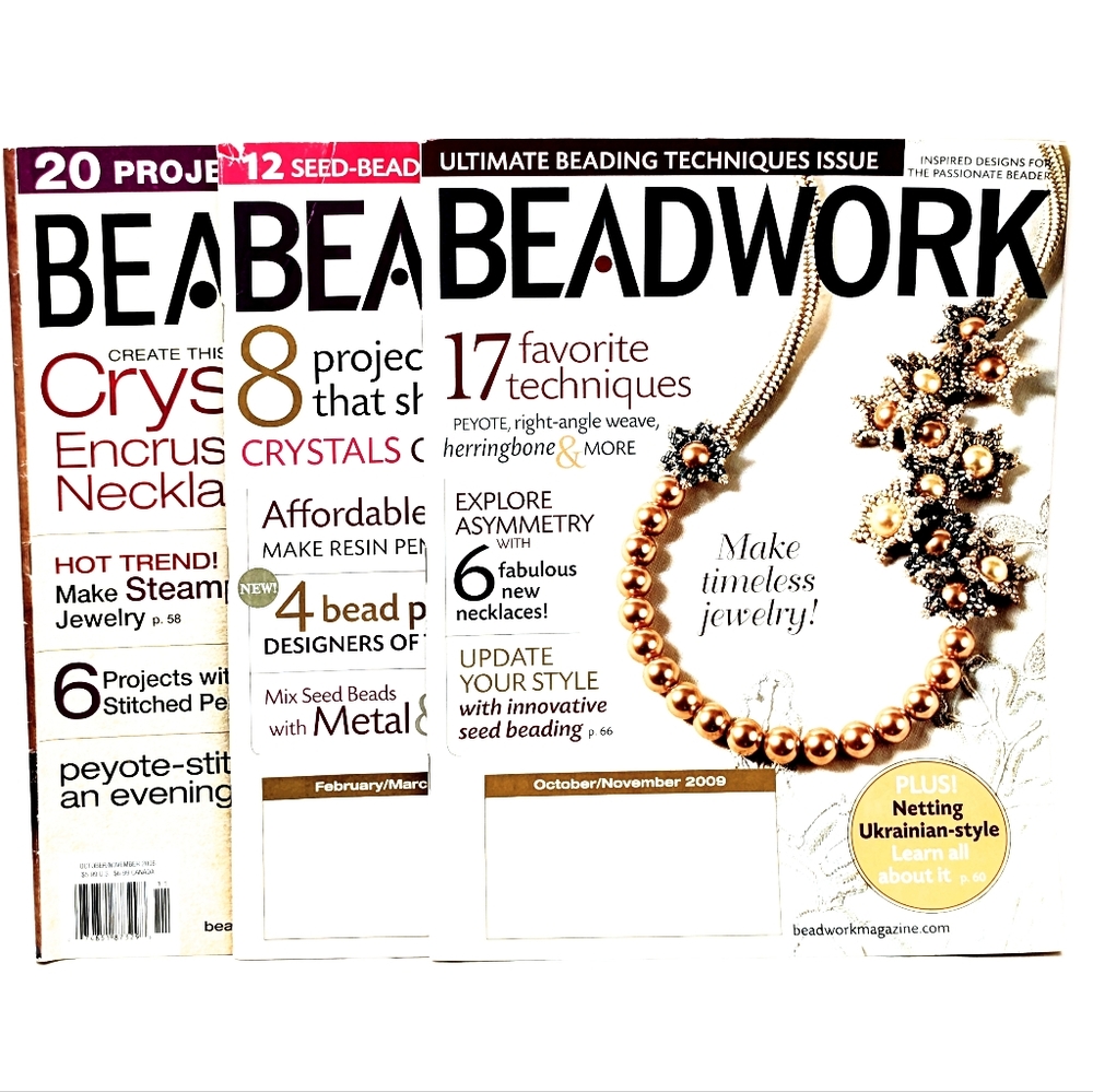 Beadwork Magazine Collection 2007–2009 | 9 Issues | Interweave